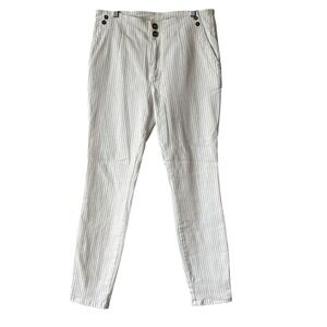 Pilcro Anthropologie High Rise‎ Skinny Pinstripe Pants Trousers Women's Size 29